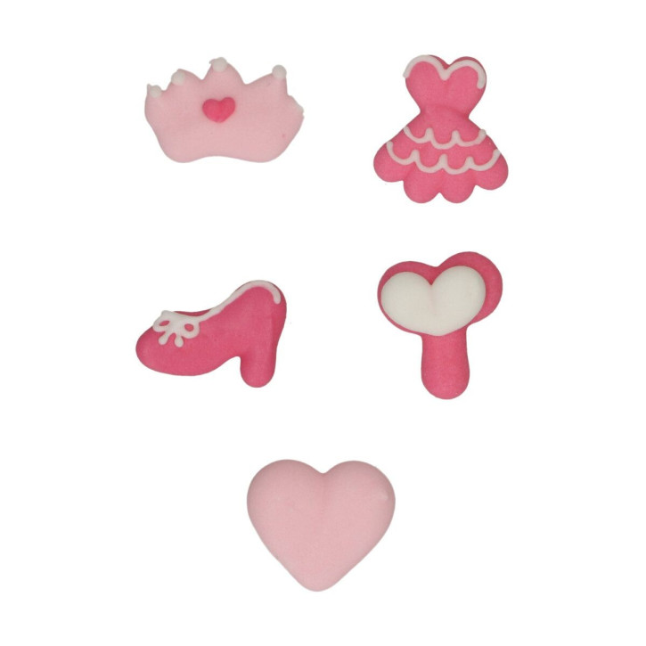 Zucker Dekoration Prinzessin set/8