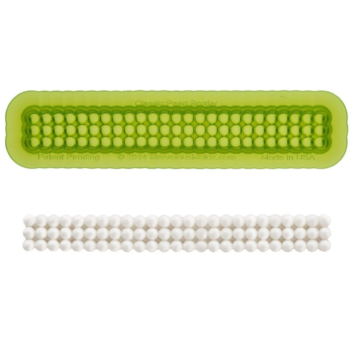 Silikonform Classic Pearl Border