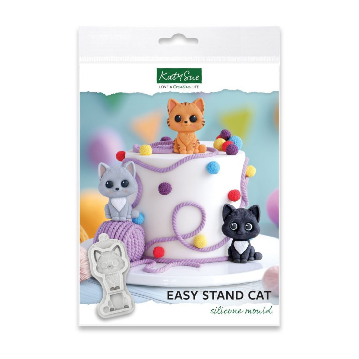 Silikonform Easy Stand Cat