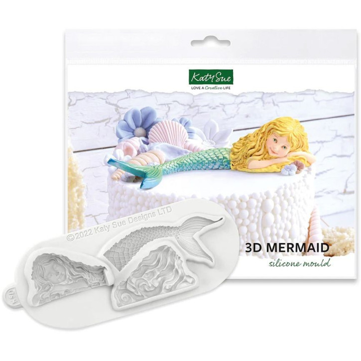 Silikonform 3D Mermaid