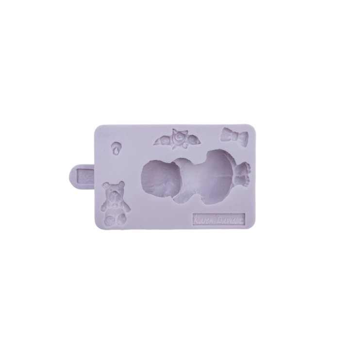 Silikonform 3D Baby Mould - Undressed