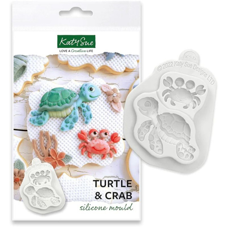 Silikonform Turtle & Crab