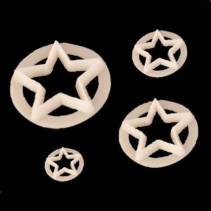 Ausstecher Star Set 4er