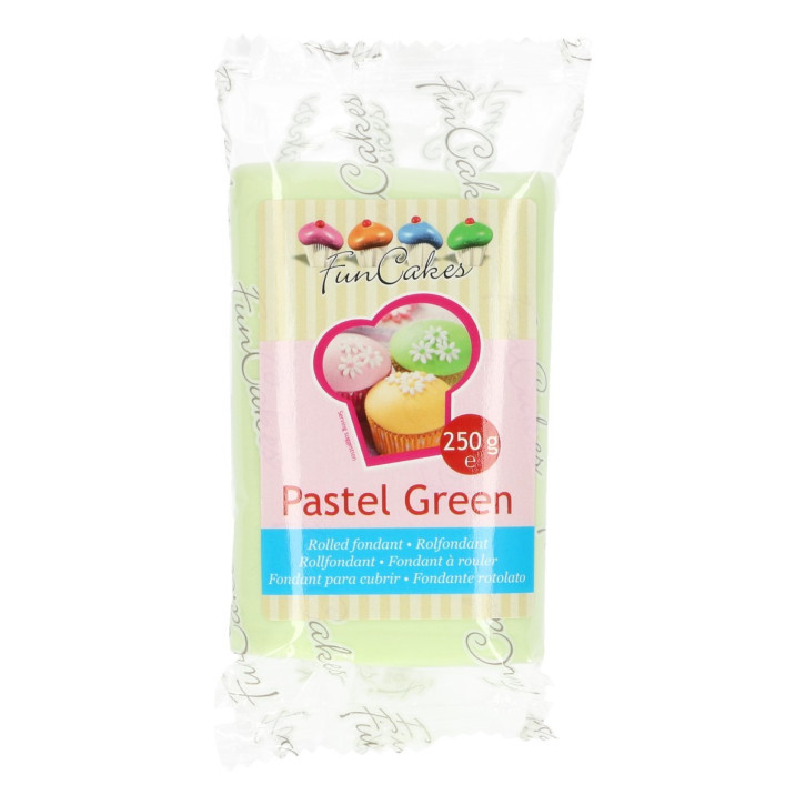 Fondantmasse 250g pastel green pastelgrün