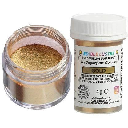 Lebensmittelfarbe Puder Metallic Gold 4g
