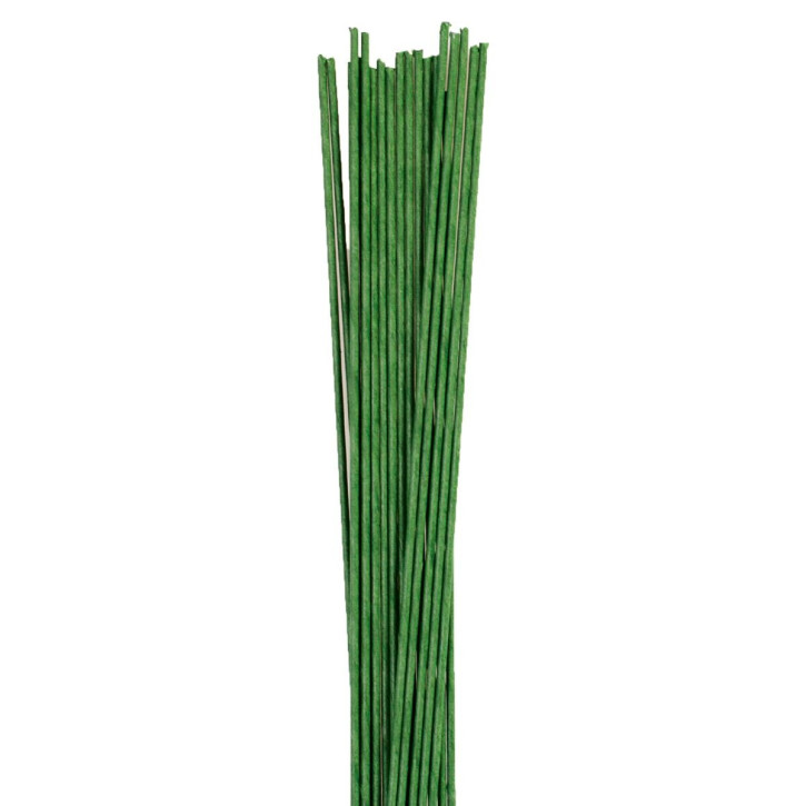 Draht für Blüten 18 grün 20pc