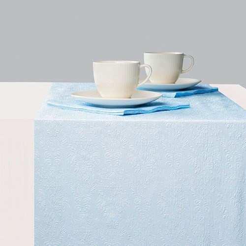 Tischläufer 33x600cm Pearl Blue