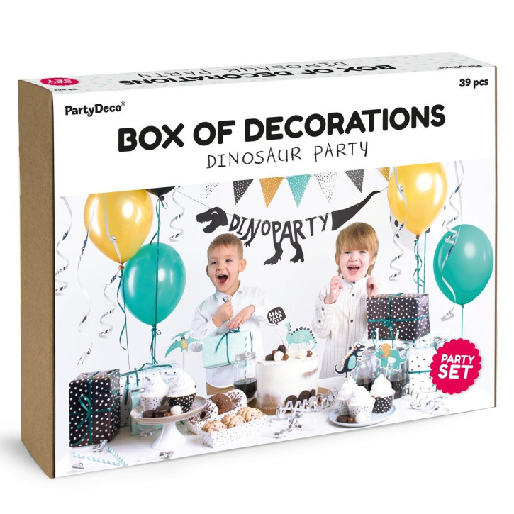 Party Deko Set Dinosaurier
