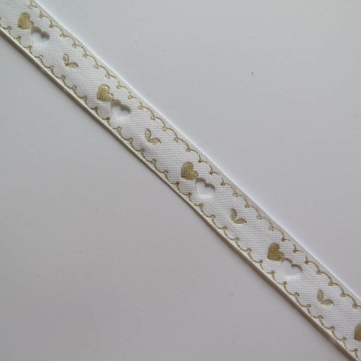 Band Love Affair durchbrochen creme/gold