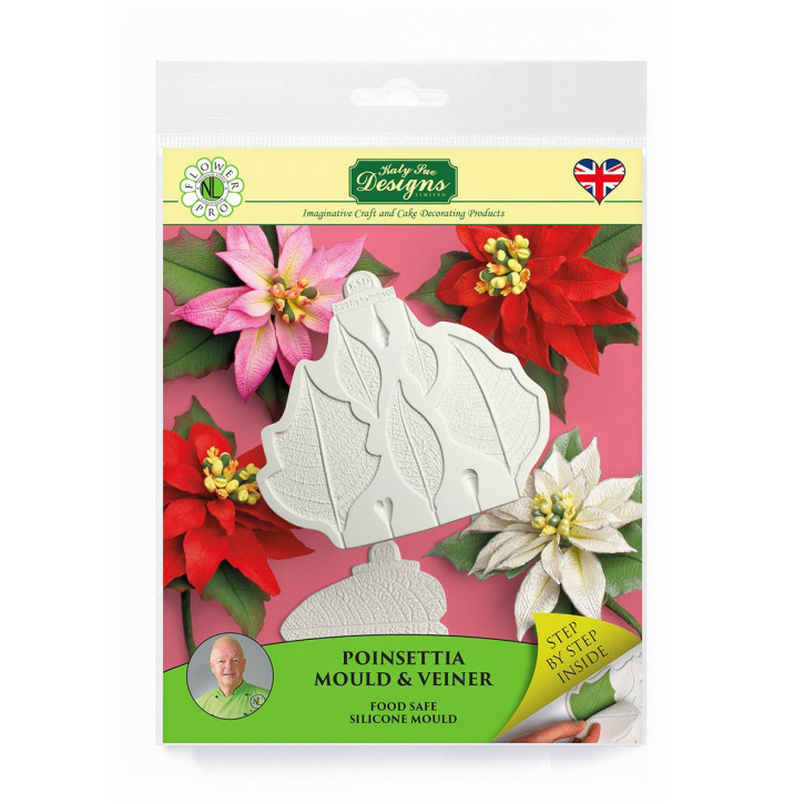 Silikonform Poinsettia