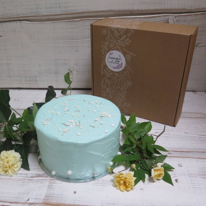 Celebration Cake Box Meeresrauschen blau