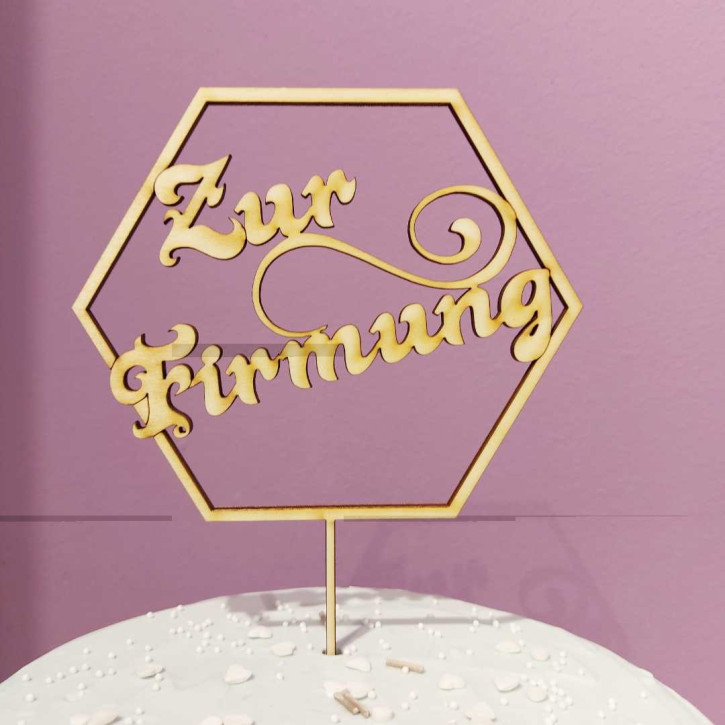 Topper Zur Firmung