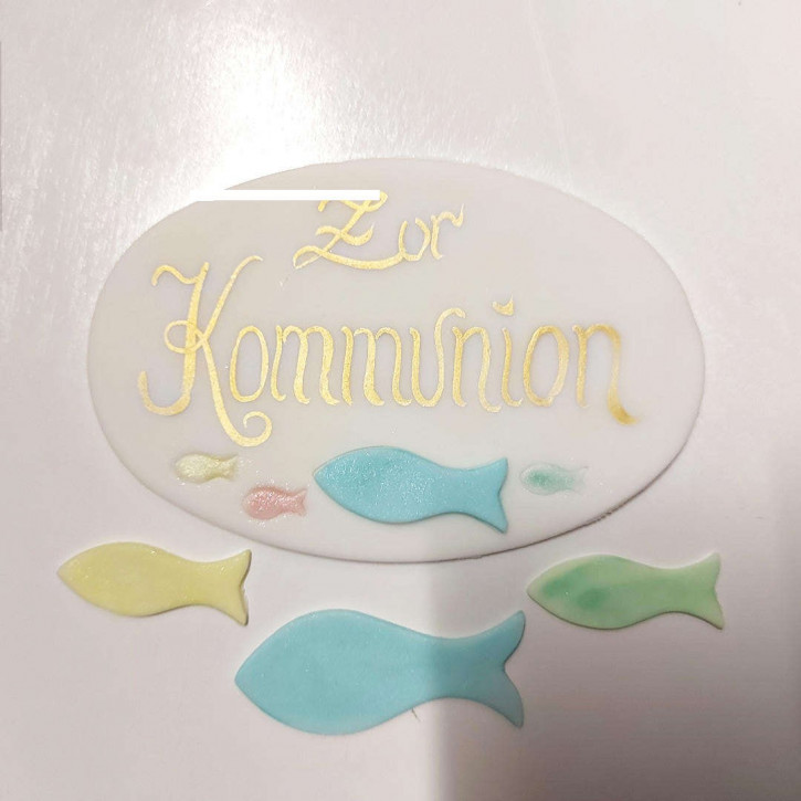 Fondant Aufleger Set Fische
