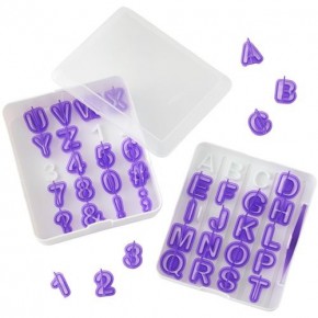 Ausstecher Alphabet/Number Set