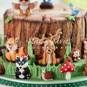 Silikonform Rustic Woodland Bark by Alice