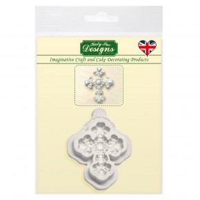Silikonform Beaded Cross