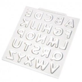 Silikonform Alphabet Upper Case