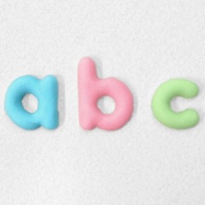 Silikonform Alphabet Lower Case