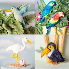 Silikonform Tropical Birds